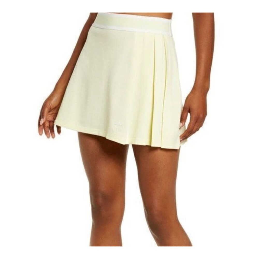Adidas Light Yellow Tennis Skirt Originals